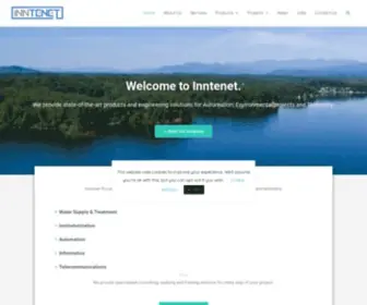 Inntenet.com(Products & Engineering Solutions for Environmental Projects) Screenshot