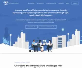 Inoc.com(Outsourced NOC Services. INOC) Screenshot