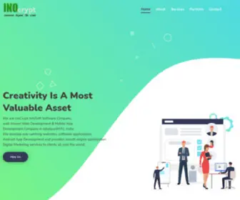 Inocrypt.com(Best Software Development Company in Jabalpur) Screenshot