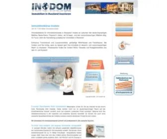 Inodom.de(Immobilien in Russland inserieren. Häuser) Screenshot