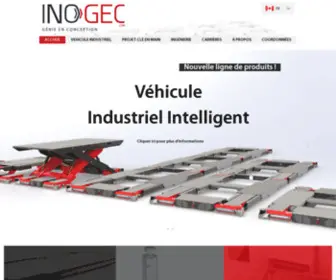 Inogec.com(Génie en Conception) Screenshot