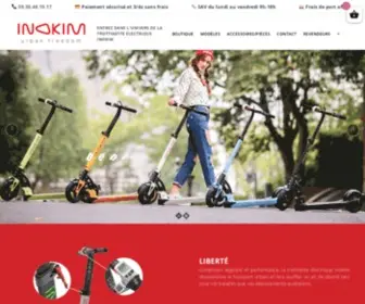 Inokim-France.com(La trottinette électrique haut de gamme) Screenshot