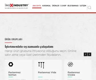 Inoksendustri.com(İnox Civata ve Endüstriyel Bağlantı Elemanları) Screenshot