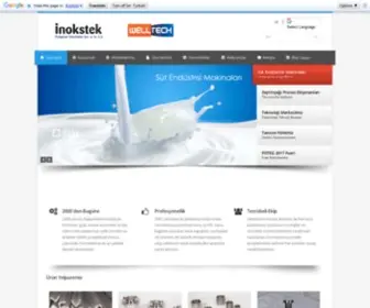 Inokstek.com(İnokstek Paslanmaz Teknolojileri San) Screenshot