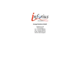 Inooga-Inforius.de(Client Management System Inforius) Screenshot