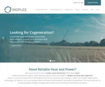 Inoplex.com.au(CHP Cogeneration) Screenshot