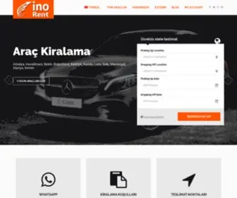 Inorent.net(Car Rental in Belek) Screenshot