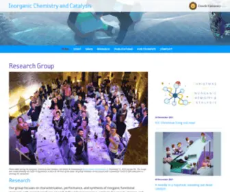Inorganic-Chemistry-AND-Catalysis.eu(Research Group) Screenshot