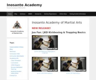 Inosanto.com(Inosanto Academy of Martial Arts) Screenshot