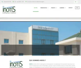 Inotis.com(Licial Nowoven Industry Algerie) Screenshot