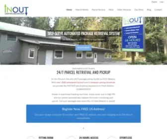Inoutparcel.com(Parcel Receiving Service) Screenshot