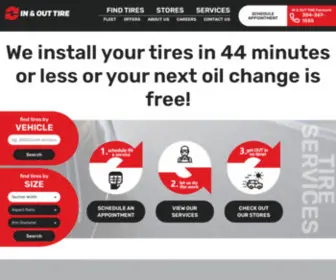 Inouttire.com(In & Out Tire) Screenshot