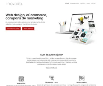 Inovado.ro(Agentie web design Iasi) Screenshot