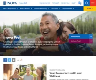 Inovahealthsource.org(Inova Well) Screenshot