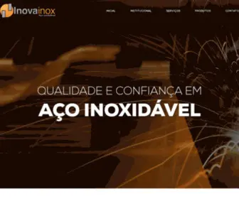 Inovainox.com.br(Aço Inoxidável) Screenshot