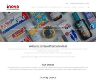 Inovapharma.com(INova Pharmaceuticals) Screenshot