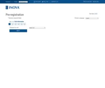 Inovaregistration.org(Inova) Screenshot