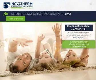 Inovatherm.de(Inovatherm Systembodenplatten) Screenshot