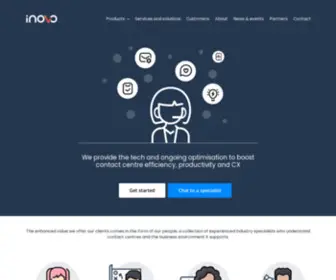 Inovo.co.za(Contact Centre Solutions and Optimisation) Screenshot