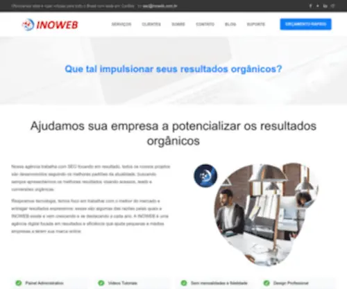 Inoweb.com.br(Otimização de sites) Screenshot