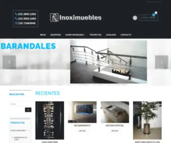 Inoximuebles.com(Muebles Inoxidables) Screenshot