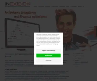 Inoxision.de(E-Mail-Archivierung, Dokumentenarchivierung mit inoxision ARCHIVE, DMS-System) Screenshot