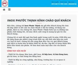 Inoxphuocthinh.com(Tủ inox) Screenshot