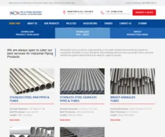 Inoxpipefit.com(Inox Pipe & Fittings Industries) Screenshot