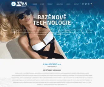 Inoxservisbazeny.cz(Domů) Screenshot