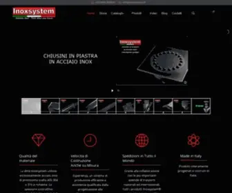 Inoxsystem.it(Inoxsystem Sistemi di Drenaggio) Screenshot
