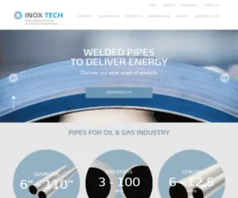 Inoxtech.com(Inox Tech S.p.A) Screenshot