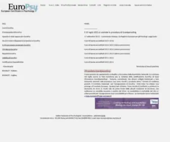 Inpa-Europsy.it(Inpa) Screenshot
