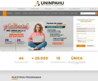 Inpahu.edu.co(Uninpahu) Screenshot