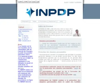 INPDP.nat.tn(Ressources) Screenshot