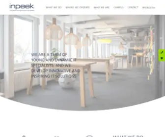 Inpeek.ch(Empowering and connecting people) Screenshot