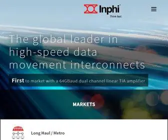 Inphi.com(Inphi Corporation) Screenshot
