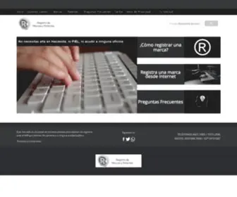 Inpi.com.mx(Registro de Marcas Impi) Screenshot