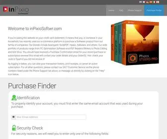 Inpixiosoftwr.com(Support) Screenshot