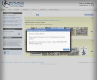 Inplaceauction.com(InPlace Auction) Screenshot
