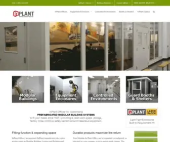 Inplant.com(Commercial Modular Building Manufacturers/Partition Wall Systems) Screenshot