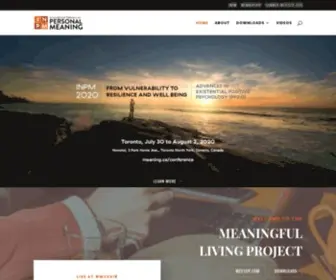 INPM.org(Meaningful Living Project) Screenshot