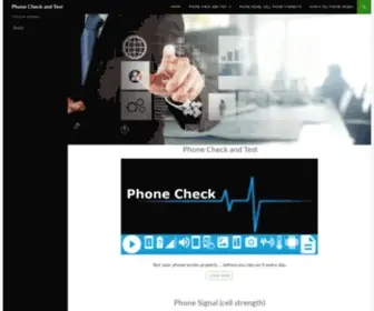 Inpocketsoftware.com(Phone Check and Test) Screenshot