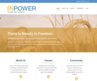 Inpowermovement.com(Our one) Screenshot