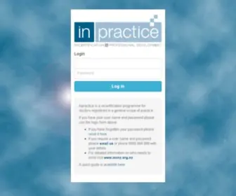 Inpractice.org.nz(Inpractice) Screenshot
