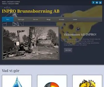 Inpro.ax(INPRO Brunnsborrning AB) Screenshot