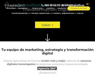 Inprofit.es(Agencia Marketing y Tecnología Alicante Valencia) Screenshot