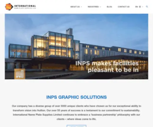 INPS.ca(INPS Graphic Solutions) Screenshot