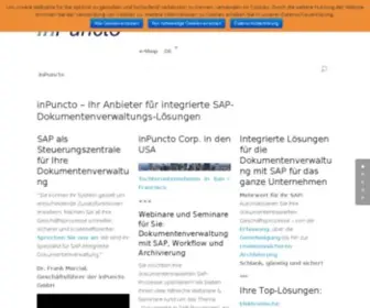 Inpuncto.com(InPuncto bietet Ihnen ein komplettes SAP) Screenshot