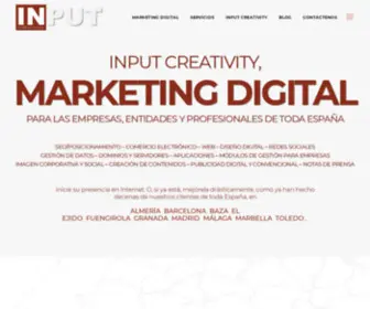 Inputcreativos.es(Su plan de Marketing Digital con InPut Creativity) Screenshot