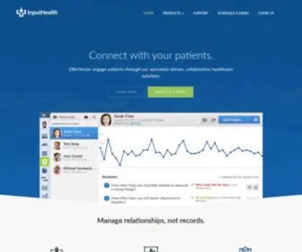 Inputhealth.com(TELUS Health is Canada’s leading electronic medical record (EMR)) Screenshot